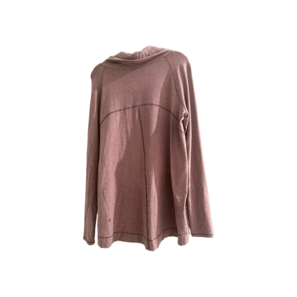 Lululemon Radiant Jacket II Women's Size 10 Heathered Mauve Pink Full Zip... - Picture 3 of 9